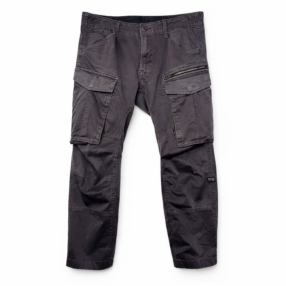 G-Star RAW Rovic Zip 3D Tapered Cargo Pants Grey 34x30 Streetwear